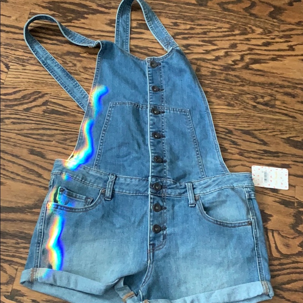 Free people overall shorts